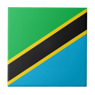 Carreau Drapeau de la Tanzanie
