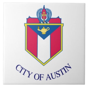 Carreau Drapeau de la ville d'Austin