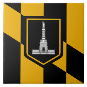 Carreau Drapeau de la ville de Baltimore