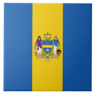 Carreau Drapeau de la ville de Philadelphie (Pennsylvanie)