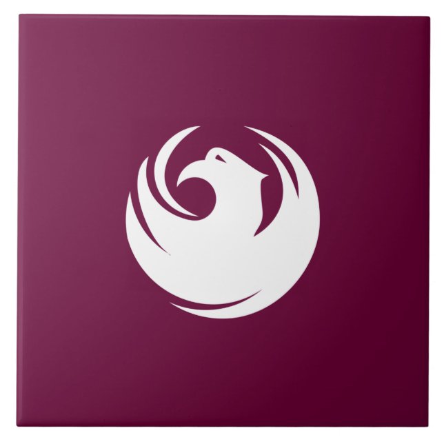 Carreau Drapeau de la ville de Phoenix (Arizona) (Devant)