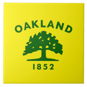 Carreau Drapeau de la ville d'Oakland