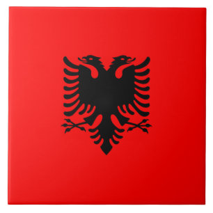 Carreau Drapeau de l'Albanie
