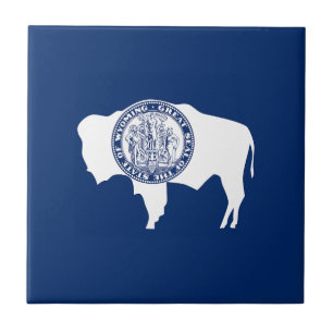 Carreau Drapeau de l'État du Wyoming