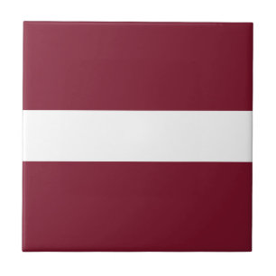 Carreau Drapeau de Lettonie