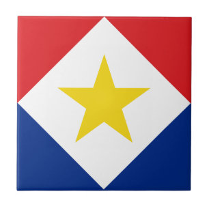 Carreau Drapeau de Saba
