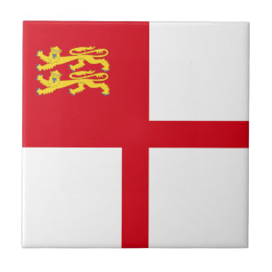 Carreau Drapeau de Sercq