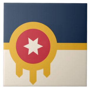 Carreau Drapeau de Tulsa (Oklahoma)