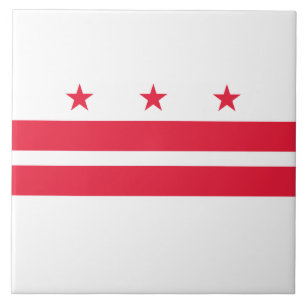 Carreau Drapeau de Washington D.C. (District de Columbia)
