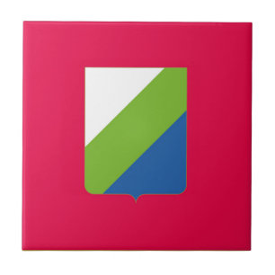 Carreau Drapeau des Abruzzes Italie symbole italia