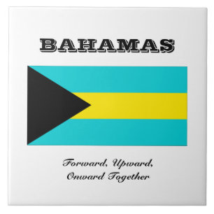 Carreau Drapeau des Bahamas