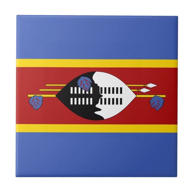 Carreau Drapeau d'Eswatini (Devant)