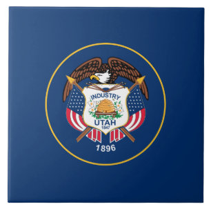Carreau Drapeau d'État de l'Utah