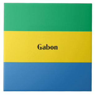 Carreau Drapeau du Gabon