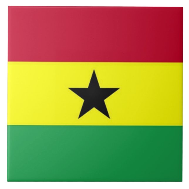Carreau Drapeau du Ghana (Devant)