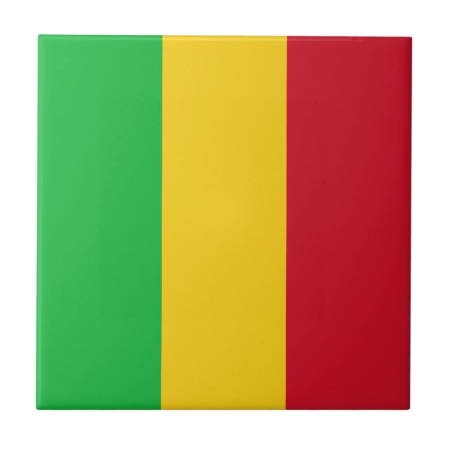 Carreau Drapeau du Mali (Devant)