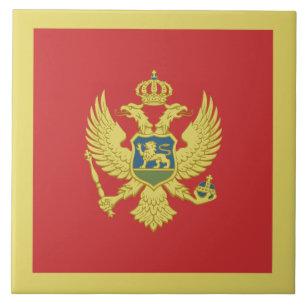 Carreau Drapeau du Monténégro