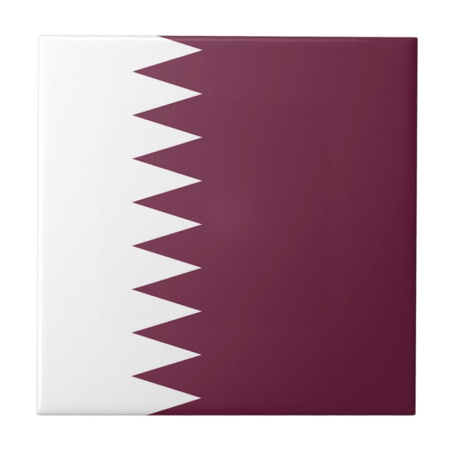 Carreau Drapeau du Qatar (Devant)