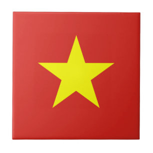 Carreau Drapeau du Vietnam Carrelage en céramique