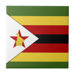 Carreau drapeau du Zimbabwe