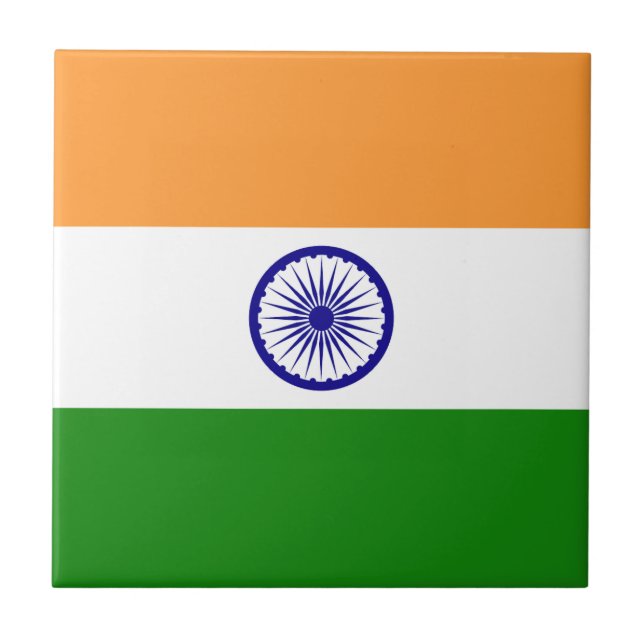 Carreau Drapeau Inde (Devant)