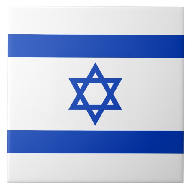 Carreau Drapeau israélien (Israël) (Devant)