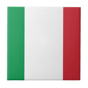 Carreau Drapeau italien - drapeau de l'Italie - l'Italie