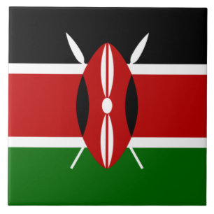 Carreau Drapeau kényan (Kenya)