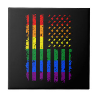 Carreau Drapeau LGBT Mois de la fierté gay Transgenre