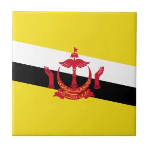 Carreau Drapeau patriotique Brunei Carrelage en céramique