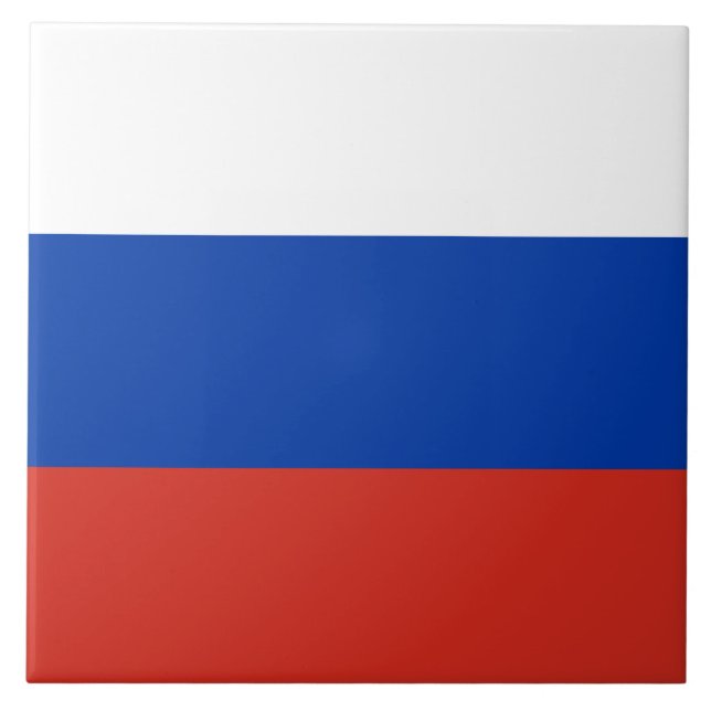 Carreau Drapeau russe (Russie) (Devant)