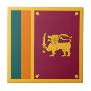 Carreau Drapeau Sri Lanka