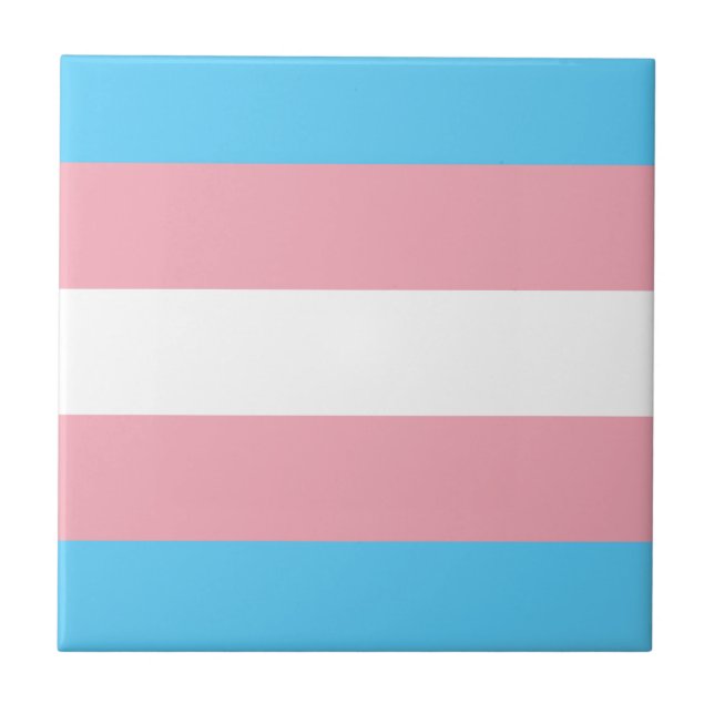 Carreau Drapeau transgenre trans pride symbole LGBT homo g (Devant)