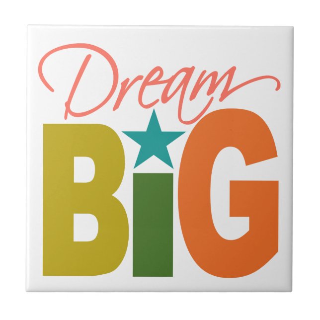 Carreau Dream BIG tuile personnalisée (Devant)