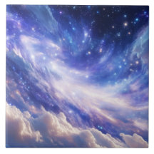 Dreamscape cosmique : Nebula scintillante et nuit 