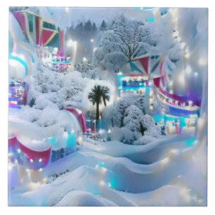 Carreau Dreamy Winter Wonderland Lumières