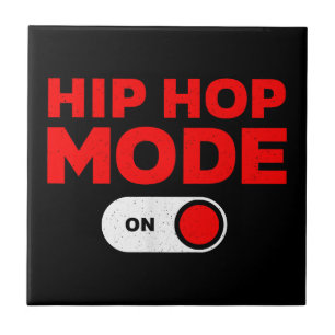 Carreau Drôle Hip hop Design pour hommes femmes 90s Hip ho