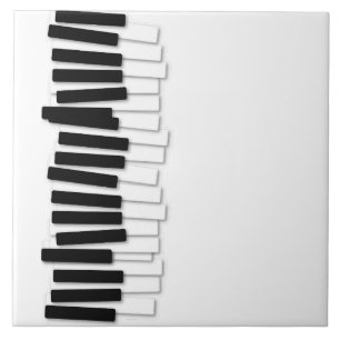 Carreau Drôle Wobbly Piano Clavier - Pianiste & Musicien