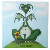 Drôle Yogi Dragon Peinture