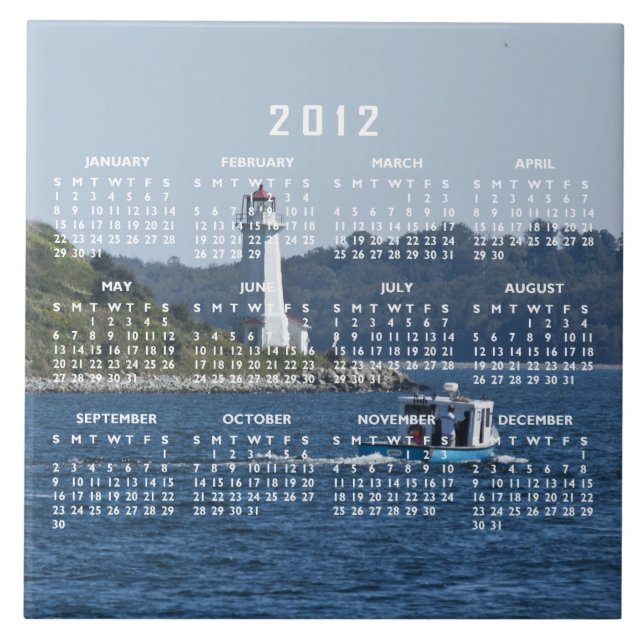 Carreau du calendrier portuaire de Halifax (Devant)