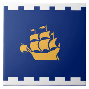 Carreau du drapeau de la ville de Québec