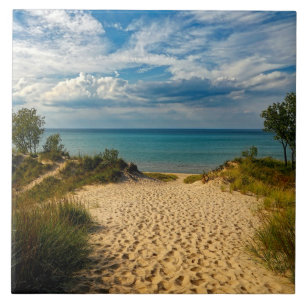 Carreau Dunes de l'Indiana, lac Michigan