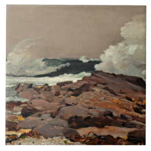 Carreau Eastern Point, art raffiné de Winslow Homer