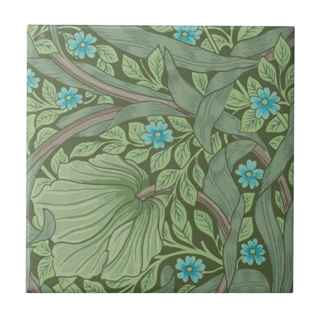 Carreau Échantillon de Motif de papier peint avec "Oubliez (Devant)