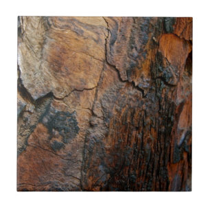 CARREAU ÉCORCE DE SÉQUOIA BRÛLÉE DÉTAIL