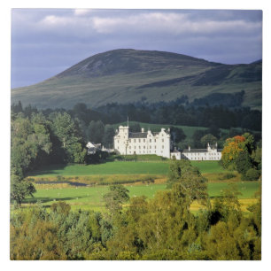 Carreau Ecosse, Tayside, Blair Castle. Dans une émeraude