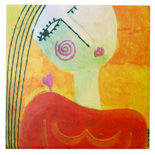 Carreau Écoutez votre coeur Art Abstrait