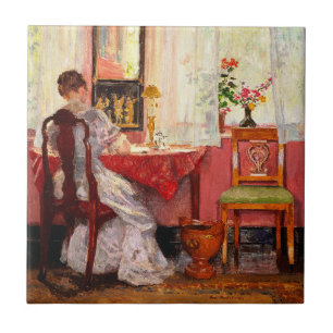Carreau Écriture de Gari Melchers,