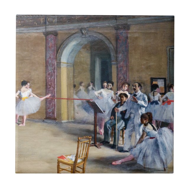 Carreau Edgar Degas - Dance Foyer, Opéra rue Le Peletier (Devant)