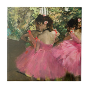 Carreau Edgar Degas - Danseurs en rose